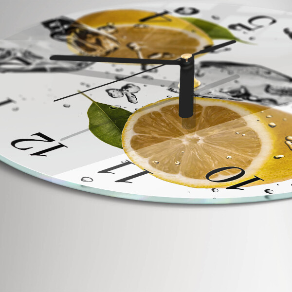 Reloj de pared redondo Cítrico