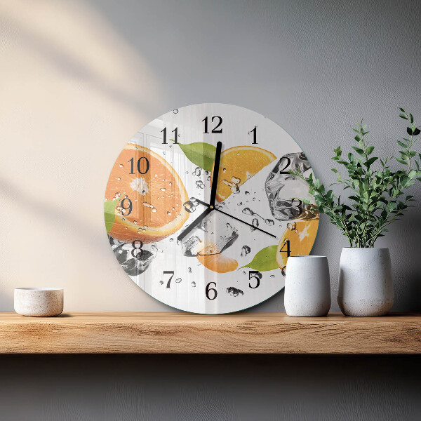 Reloj de pared redondo Naranjas