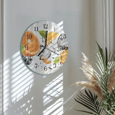 Reloj de pared redondo Naranjas