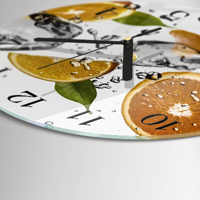 Reloj de pared redondo Naranjas