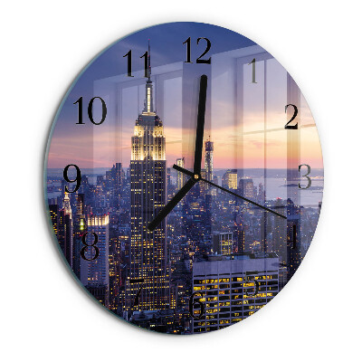 Reloj de pared redondo Ciudad