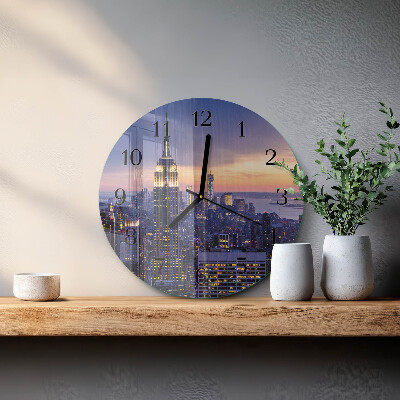 Reloj de pared redondo Ciudad
