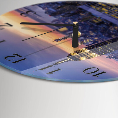 Reloj de pared redondo Ciudad