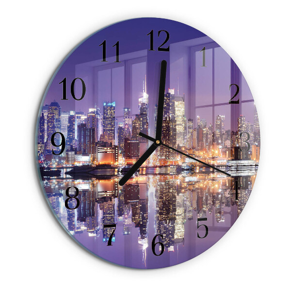 Reloj de pared redondo Ciudad
