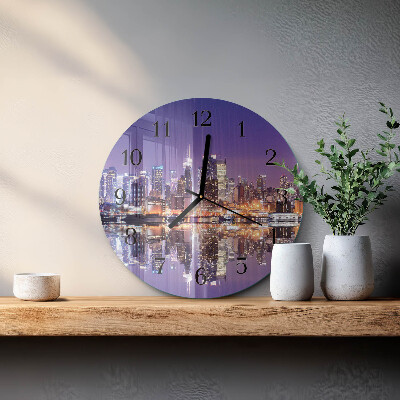 Reloj de pared redondo Ciudad