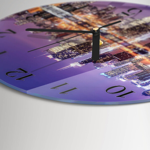 Reloj de pared redondo Ciudad