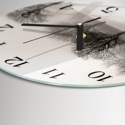 Reloj de pared redondo Invierno
