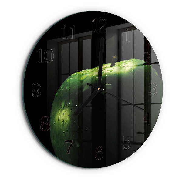 Reloj de pared redondo Manzana