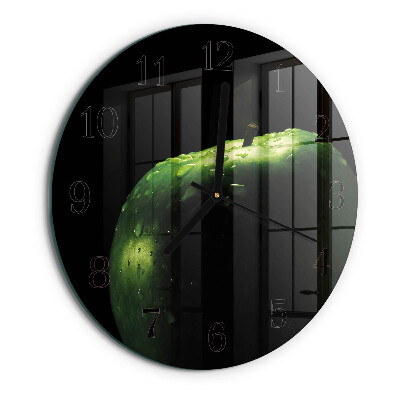 Reloj de pared redondo Manzana