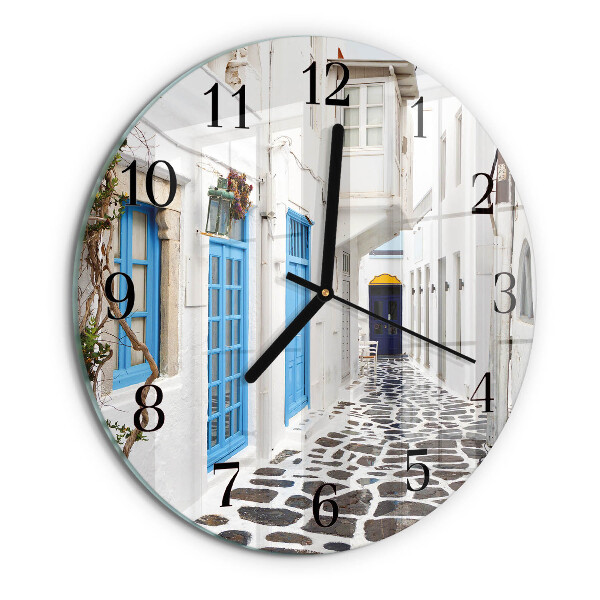 Reloj de pared redondo Santorini