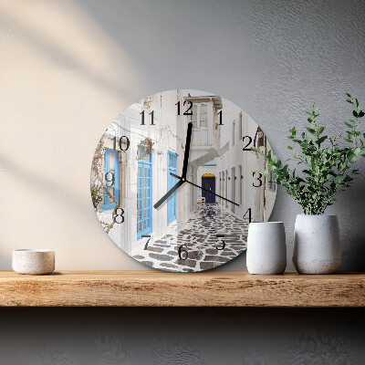Reloj de pared redondo Santorini