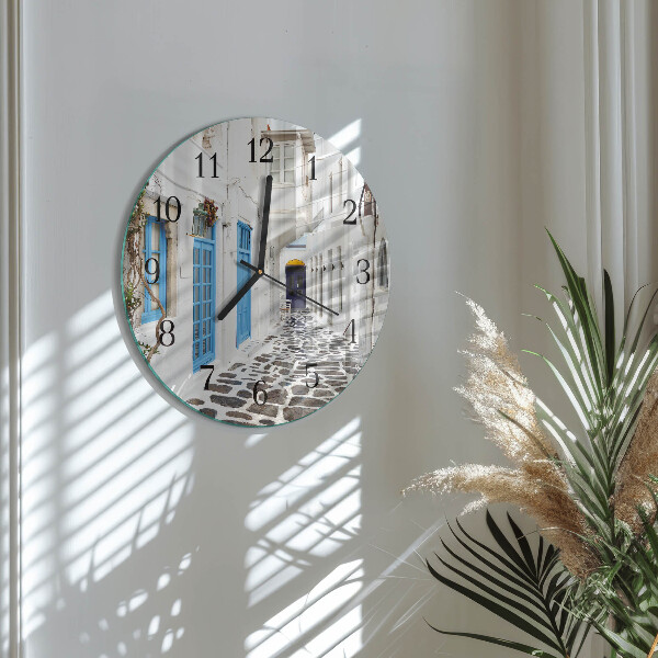 Reloj de pared redondo Santorini