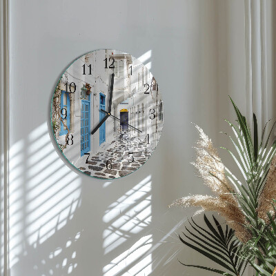 Reloj de pared redondo Santorini