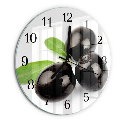 Reloj de pared redondo Aceitunas