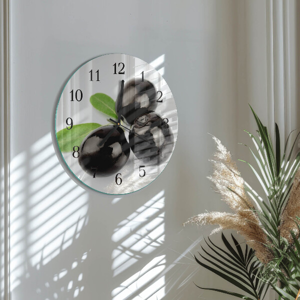 Reloj de pared redondo Aceitunas