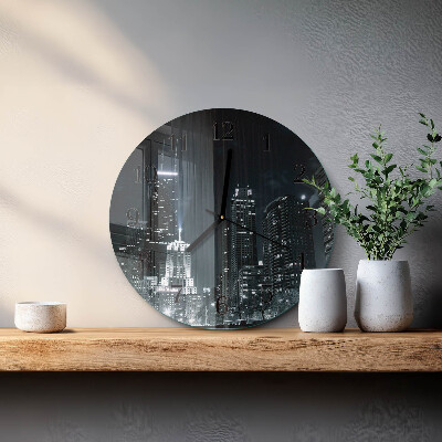 Reloj de pared redondo Ciudad