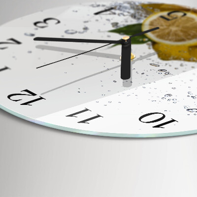 Reloj de pared redondo Limones