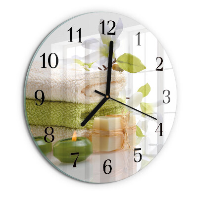 Reloj de pared redondo Jabón de spa