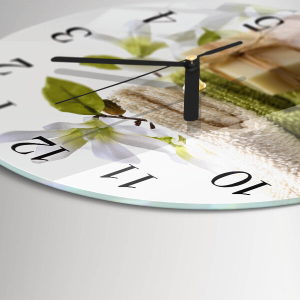 Reloj de pared redondo Jabón de spa