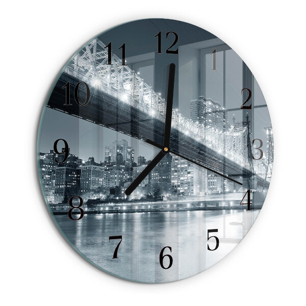 Reloj de pared redondo Puente