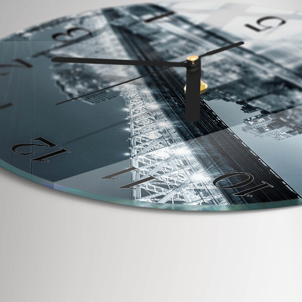 Reloj de pared redondo Puente
