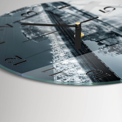 Reloj de pared redondo Puente