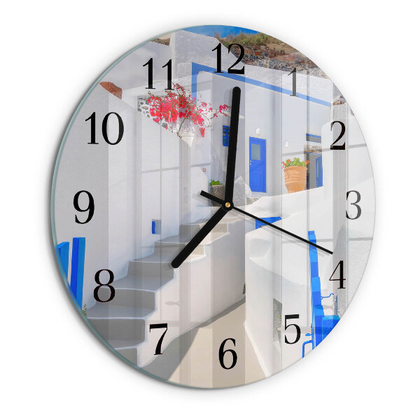 Reloj de pared redondo Santorini