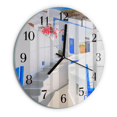 Reloj de pared redondo Santorini