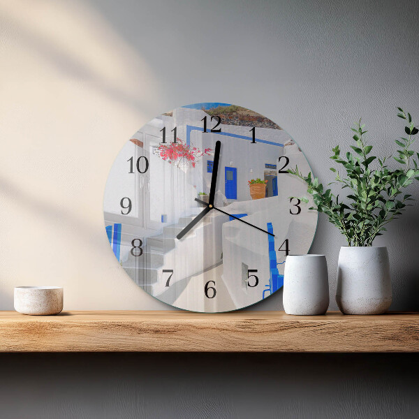 Reloj de pared redondo Santorini