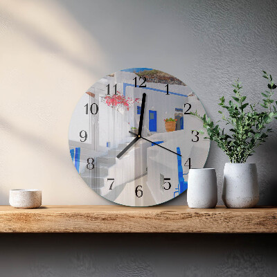 Reloj de pared redondo Santorini