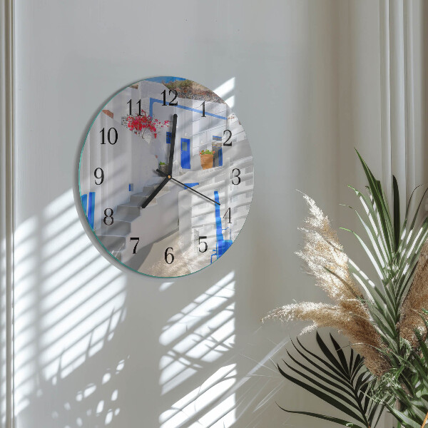 Reloj de pared redondo Santorini