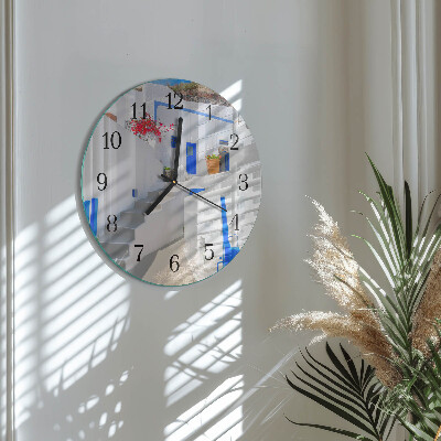 Reloj de pared redondo Santorini