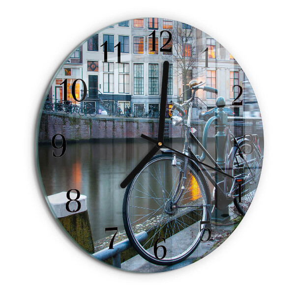 Reloj de pared redondo Bicicleta
