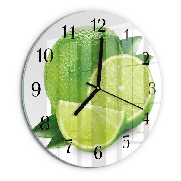 Reloj de pared redondo Carbonato de calcio