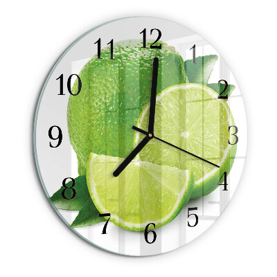 Reloj de pared redondo Carbonato de calcio