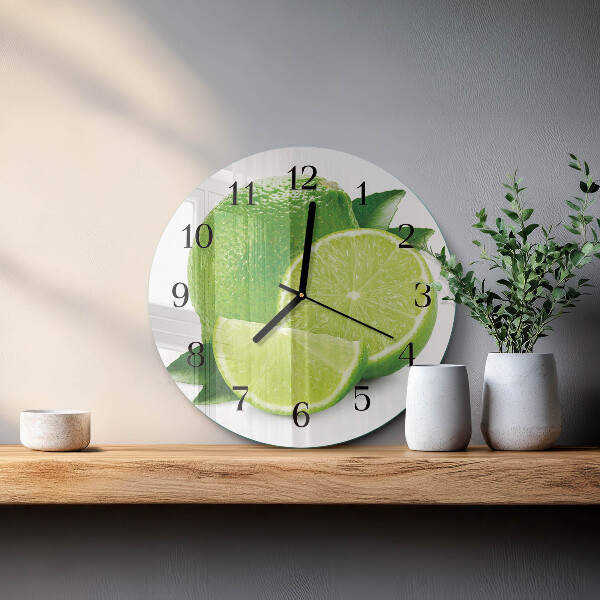 Reloj de pared redondo Carbonato de calcio