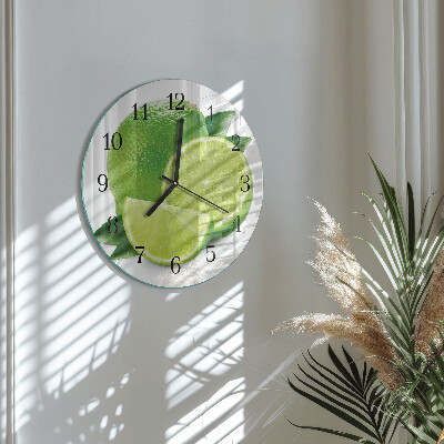 Reloj de pared redondo Carbonato de calcio