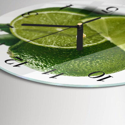 Reloj de pared redondo Carbonato de calcio