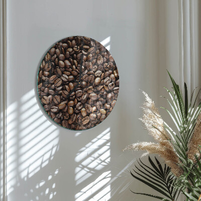 Reloj de pared redondo Granos de café
