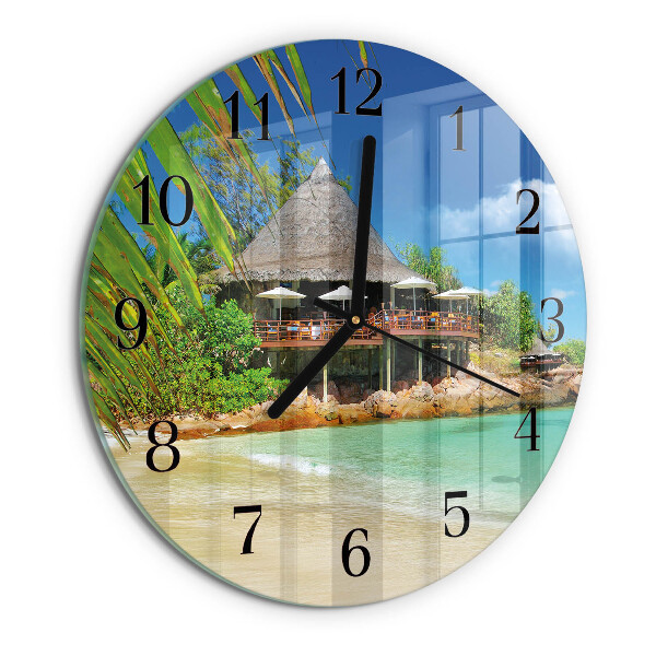 Reloj de pared redondo Isla