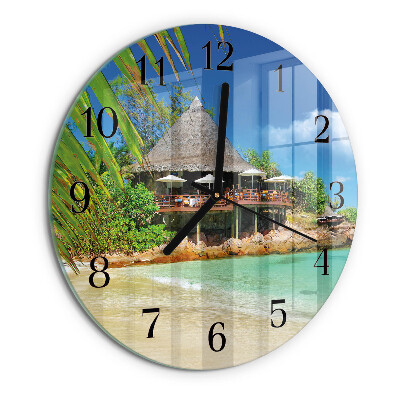 Reloj de pared redondo Isla