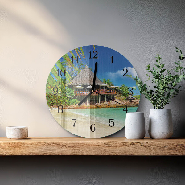 Reloj de pared redondo Isla