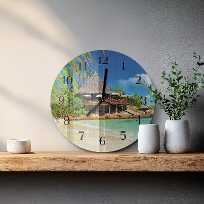 Reloj de pared redondo Isla