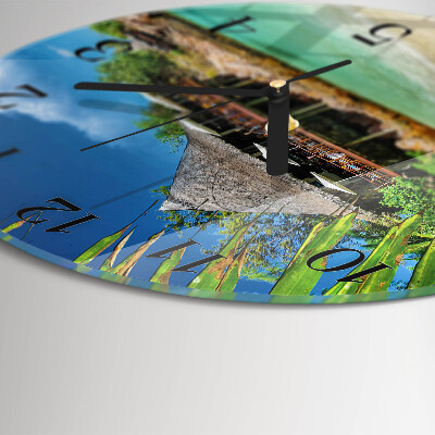 Reloj de pared redondo Isla