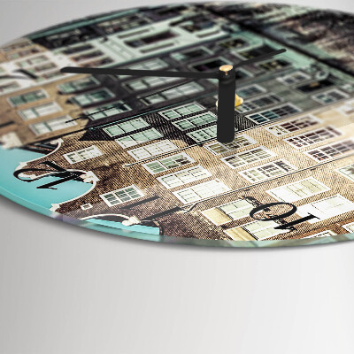 Reloj de pared redondo Casas