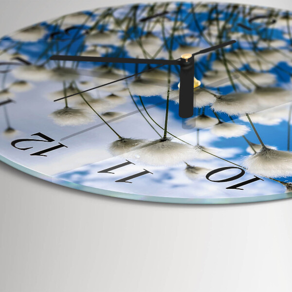 Reloj de pared redondo Algodón
