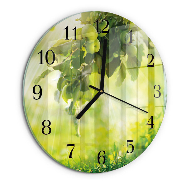 Reloj de pared redondo Manzano