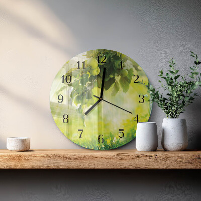 Reloj de pared redondo Manzano