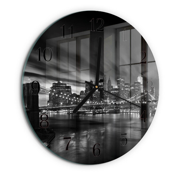 Reloj de pared redondo Ciudad