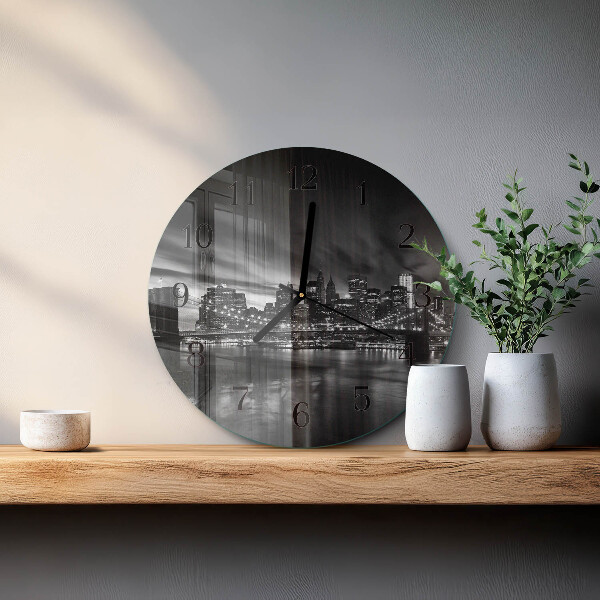 Reloj de pared redondo Ciudad